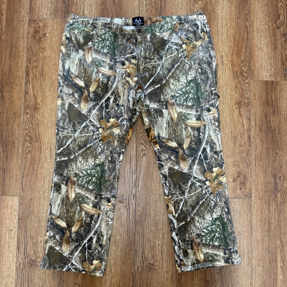 Realtree Edge Baggy Camo Cargo Pants Mens XXL‎ Real Tree Hunting Outdoor Pants
